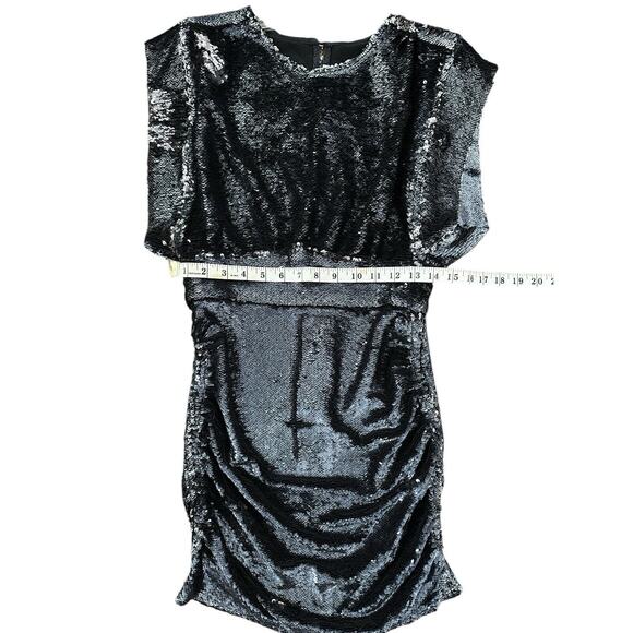 $620 IRO Gray Anthracite Miracle Sequin Mini Dress Sz 36/4/Small - Picture 8 of 12